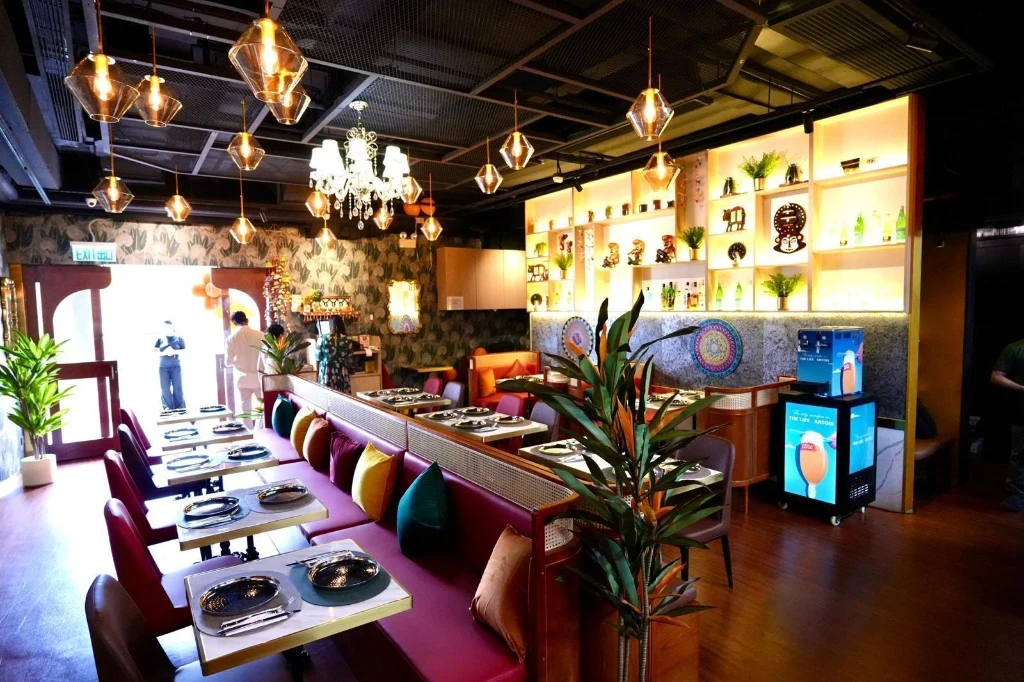 Inside the entrance of the Tseung Kwan O dining room